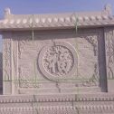 泰州 芝麻白花岗岩屏风，照壁，影壁