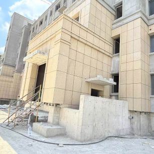 泰州 黄金麻干挂，工地实拍
