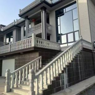 泰州 芝麻白别墅阳台栏杆，楼梯栏杆