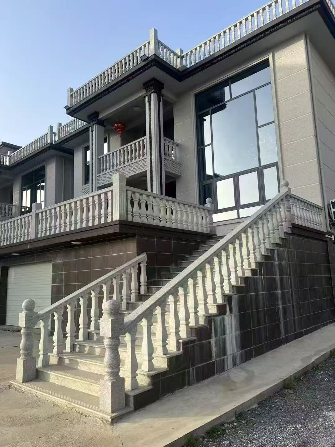 泰州 芝麻白别墅阳台栏杆，楼梯栏杆