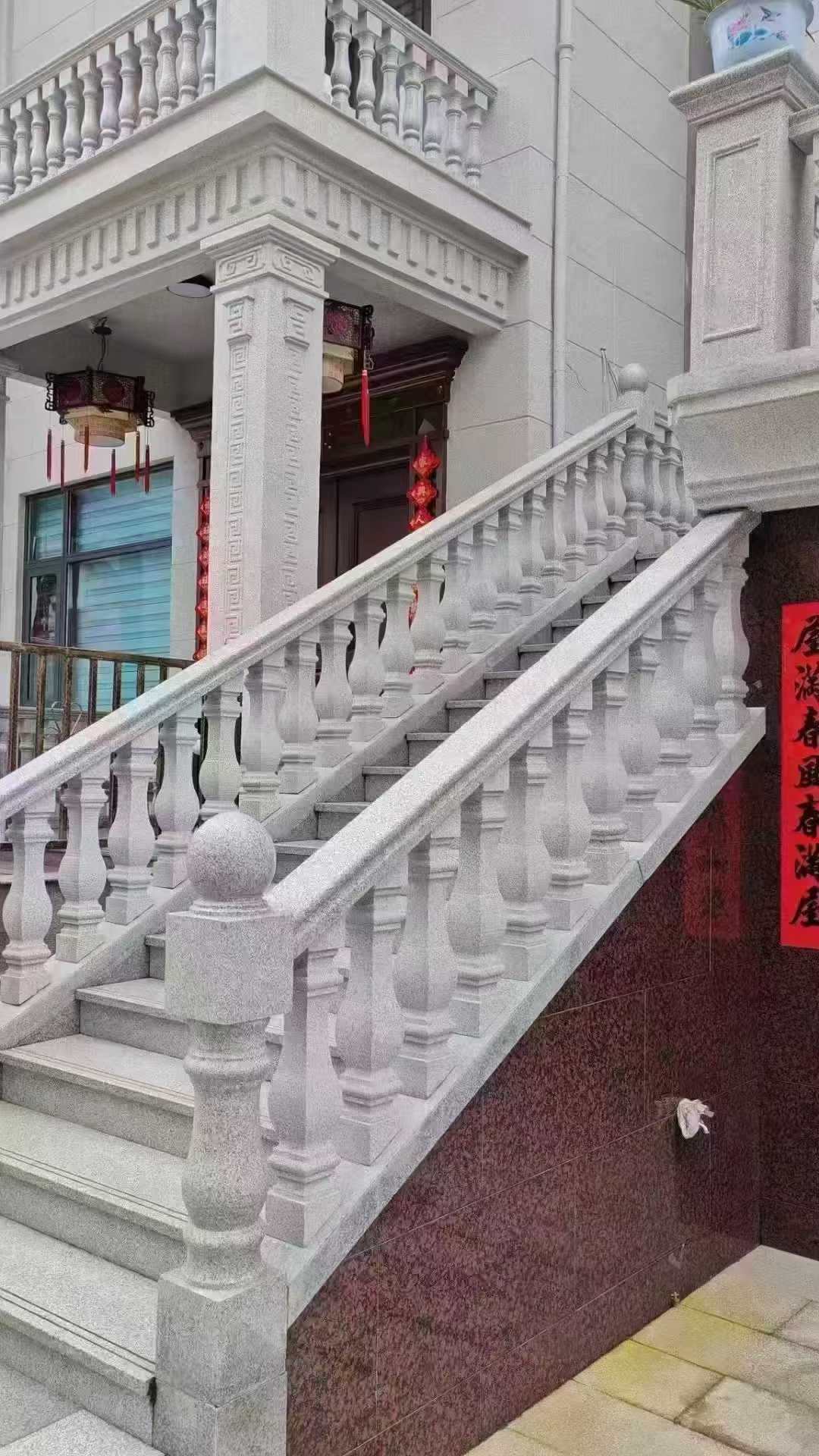 泰州 天然石材 阳台庭院护栏、栏杆
