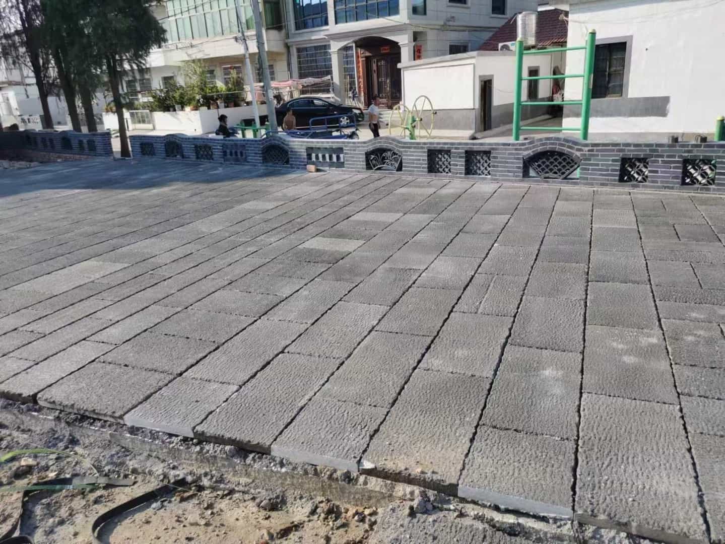 泰州仿古石铺装效果