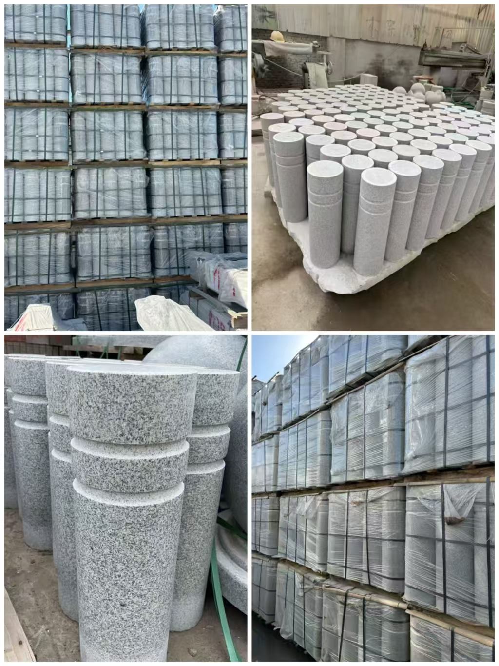 泰州 芝麻白花岗岩挡车柱、隔离柱多少钱