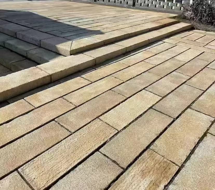 泰州仿古石铺装效果