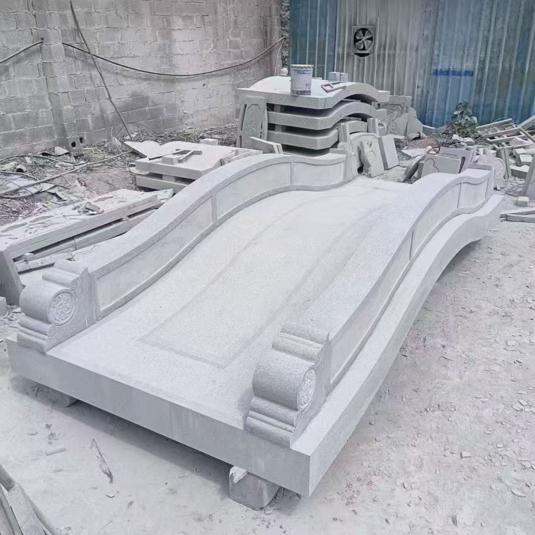 泰州 芝麻灰花岗岩园林景观 小石桥